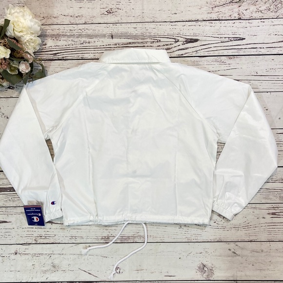 Champion white cropped full zip jacket NWT - Picture 7 of 9